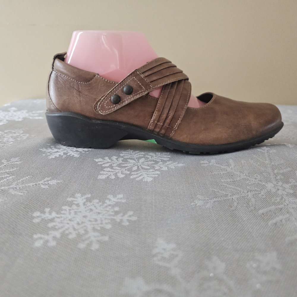 Romika Brown Mary Jane Loafers Style Citylite Sz 40 Leather